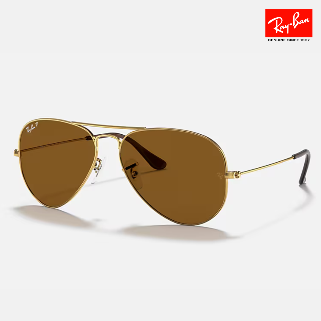 Óculos R.Ban - Aviator Classic Marrom