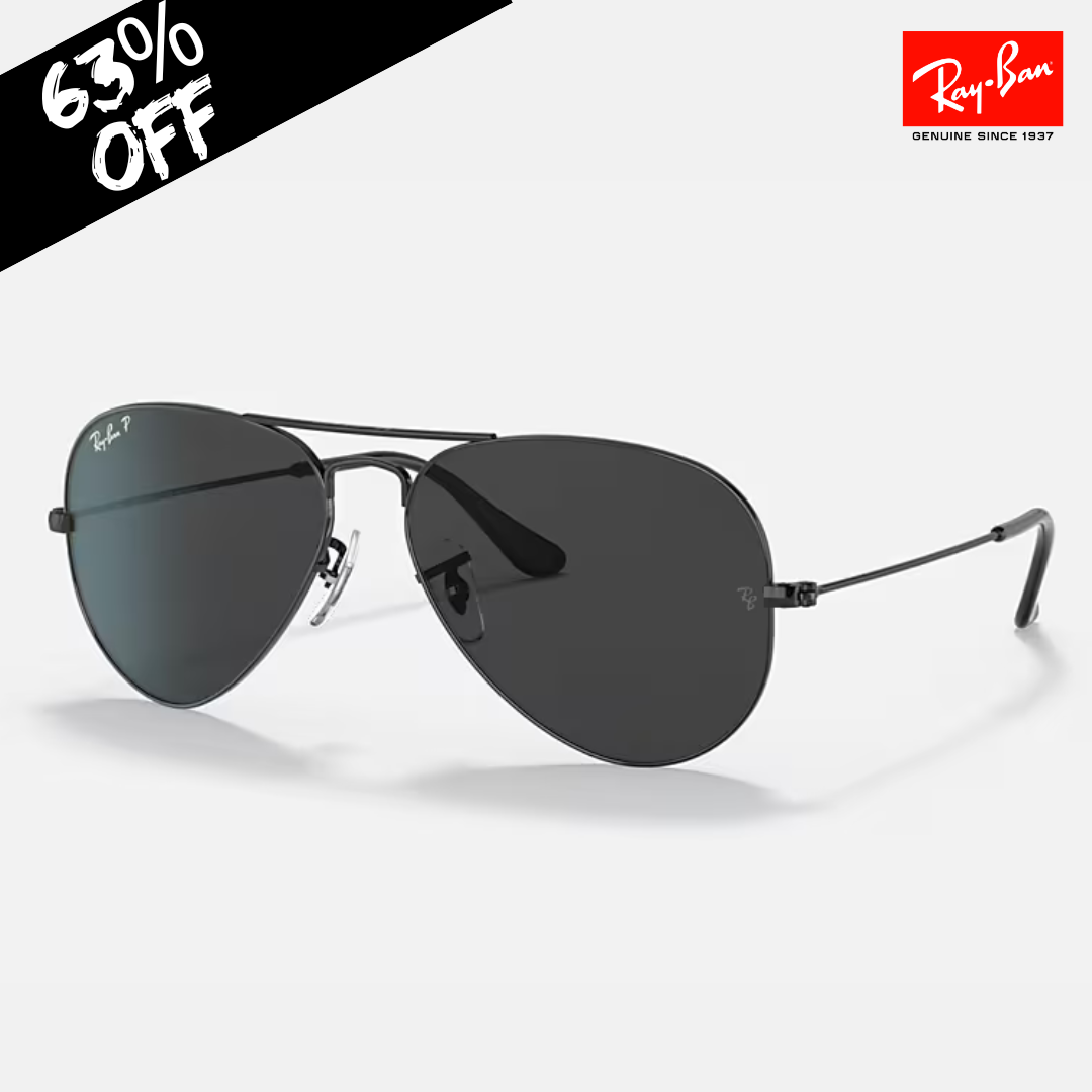 Óculos R.Ban -  Aviator Classic Total Black