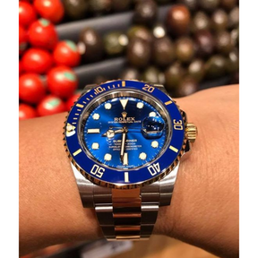 Relógio R0LEX. Submariner Azul