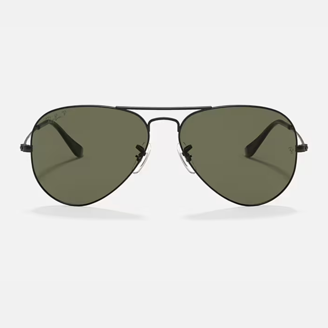 Óculos R.Ban -  Aviator Classic Preto lente Verde