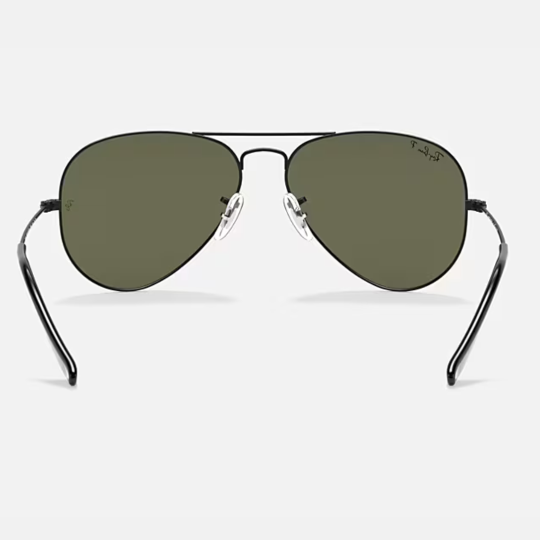 Óculos R.Ban -  Aviator Classic Preto lente Verde