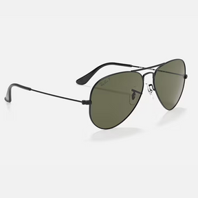 Óculos R.Ban -  Aviator Classic Preto lente Verde