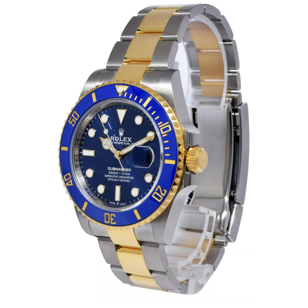 Relógio R0LEX. Submariner Azul