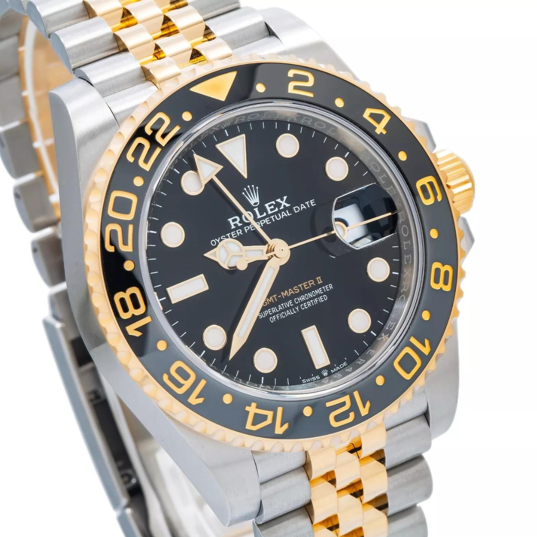 Relógio R0LEX GMT- Master ll Gold and silver