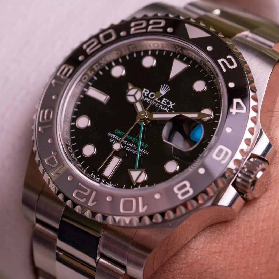 Relógio R0LEX GMT- Master ll Gray & Black