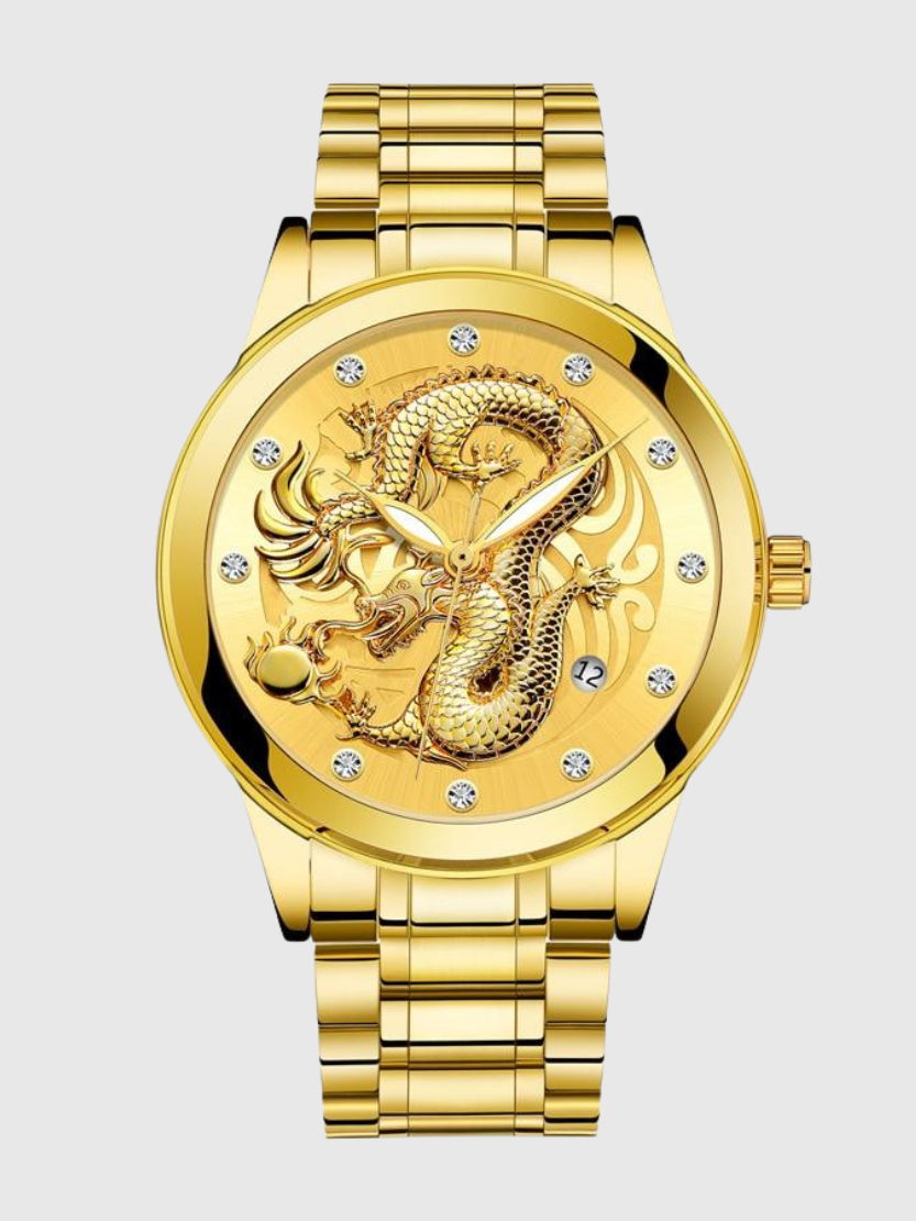 Relógio Dragon Gold